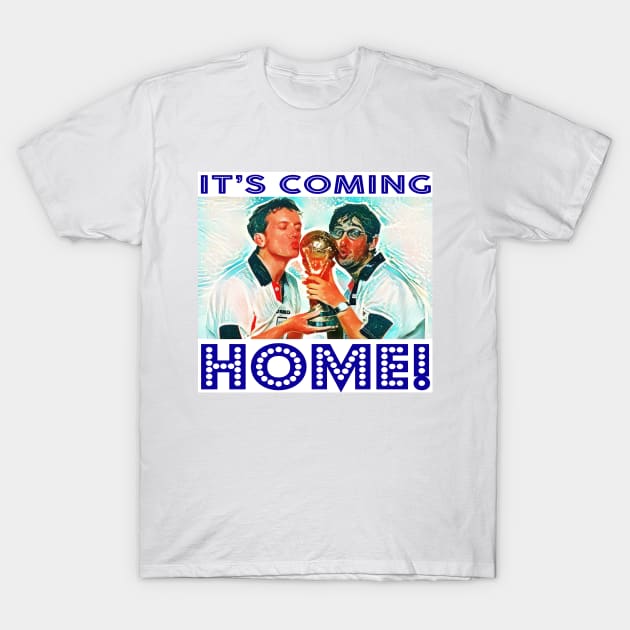 Classic Football Songs - Baddiel & Skinner - IT'S COMING HOME T-Shirt by OG Ballers